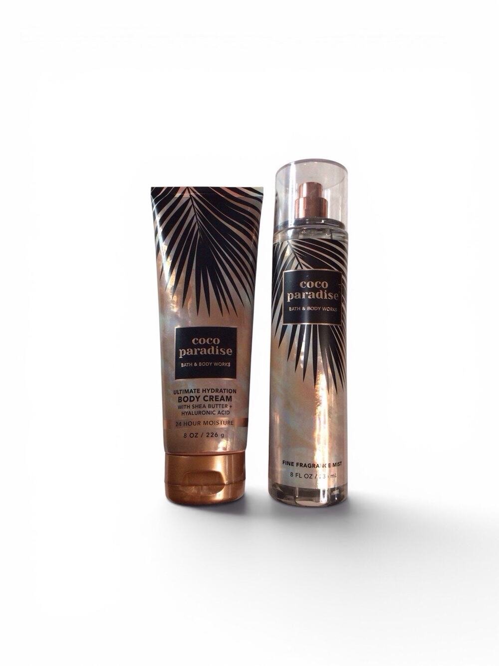 Bath And Body Works Coco Paradise Body Cream And Fine Fragrance Mist Retired